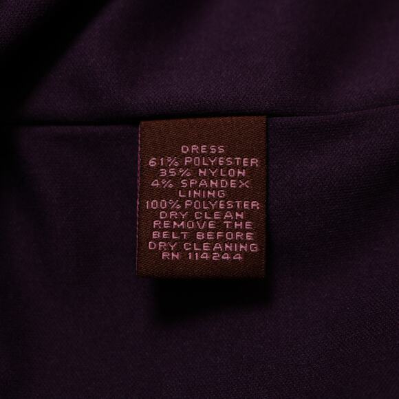 Eliza J Purple Taffeta Evening Gown Dress 6 Formal Wedding Guest Mother of Bride - Picture 11 of 12